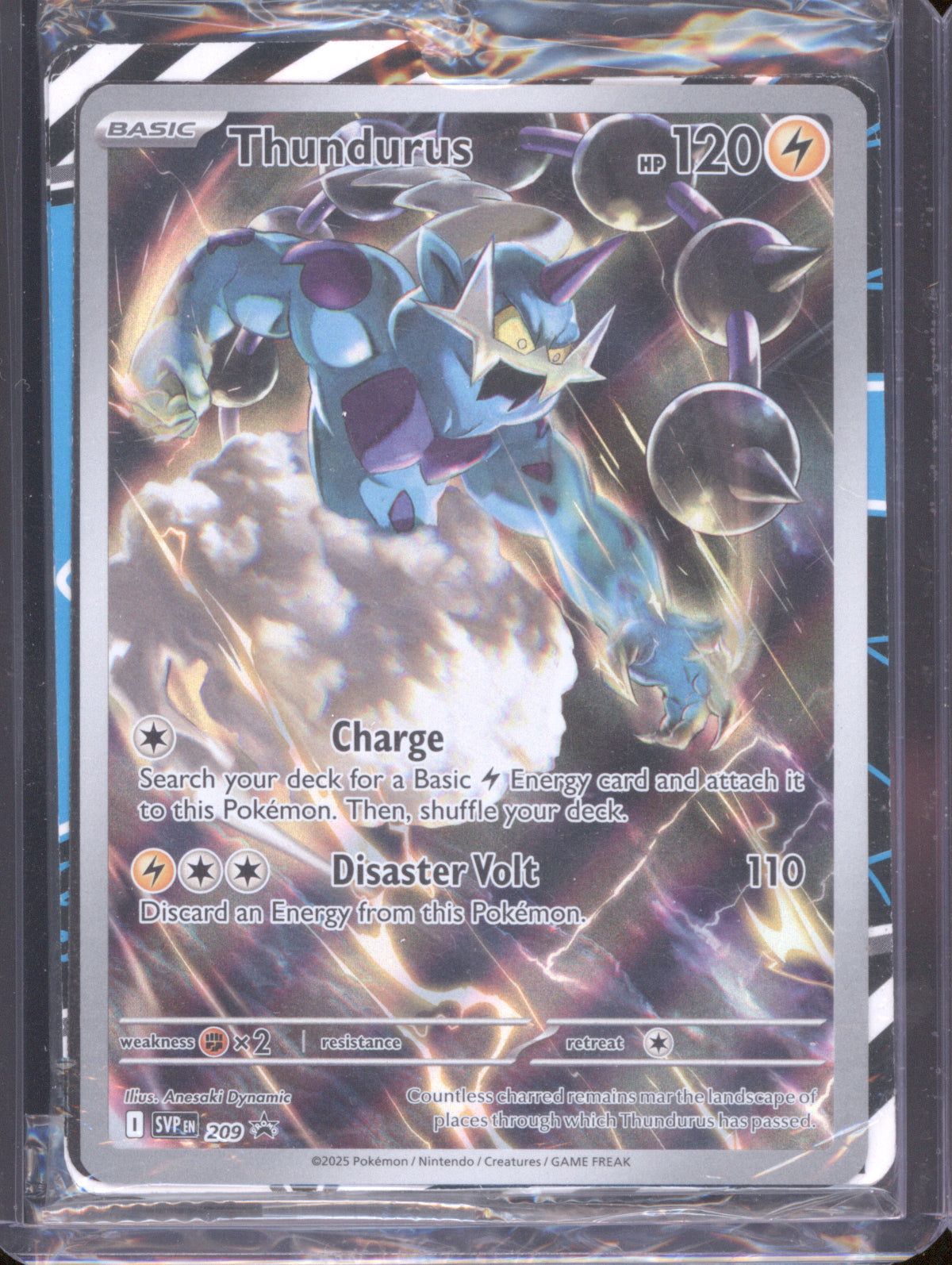 Thundurus 2025 Pokemon Scarlet & Violet Promos 209 Black Star Promo