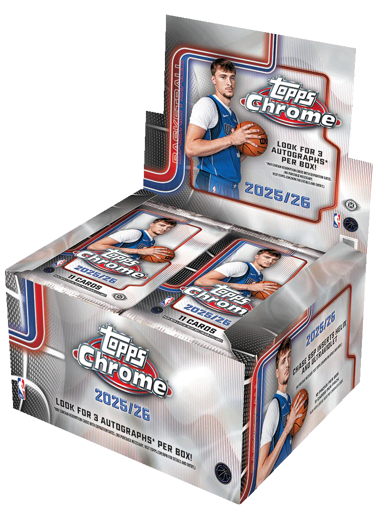 2025-26 Topps Chrome Basketball NBA Jumbo Box