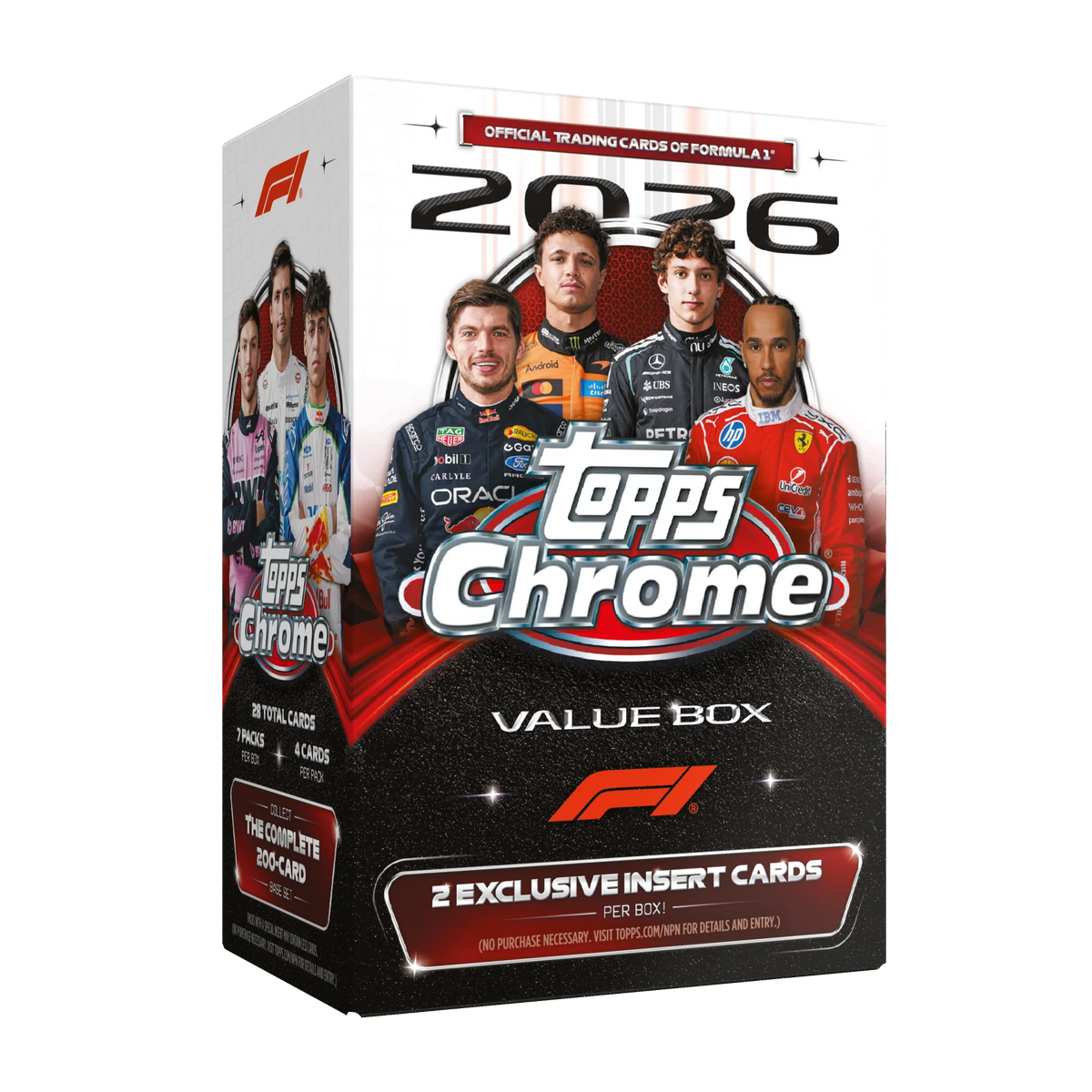 2026 Topps Chrome Formula 1 Racing Value Box