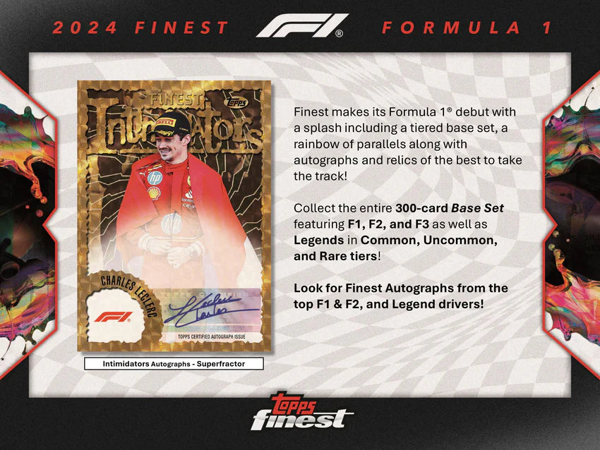 2024 Topps Finest F1 Formula One Hobby Box