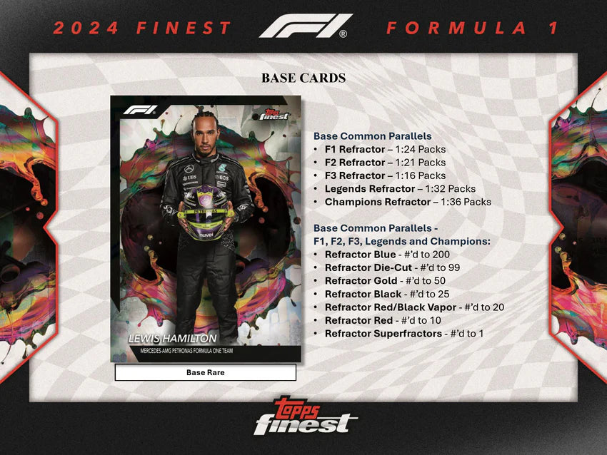 2024 Topps Finest F1 Formula One Hobby Box