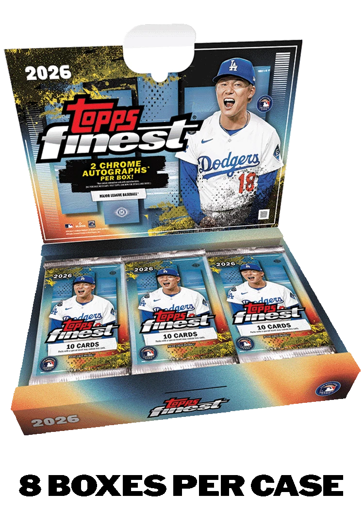 2026 Topps Finest Baseball Hobby 8-Box Case
