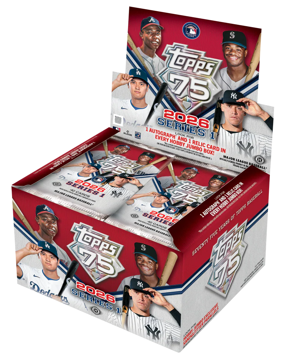 2026 Topps Series 1 Baseball Hobby Jumbo Box