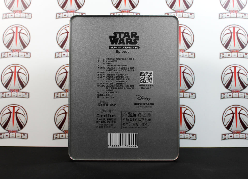 Star Wars Global Art Series Trading Cards Episode II Hobby Tin The