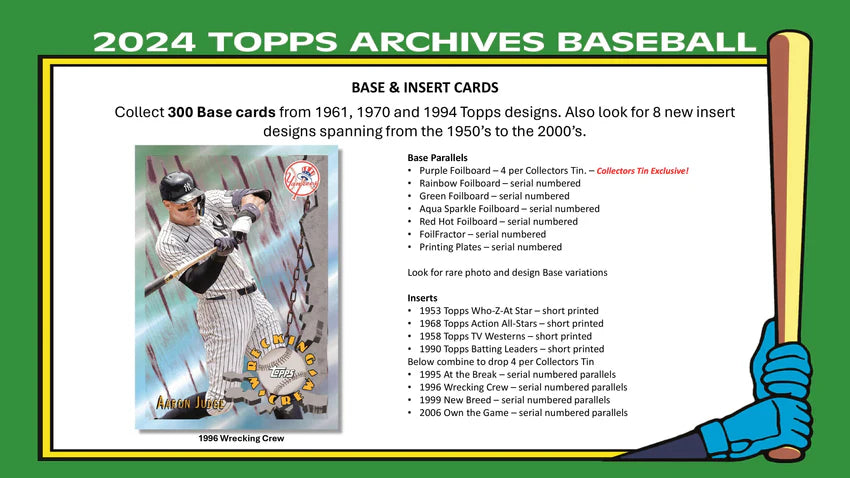 2024 Topps Archives Baseball Blaster Box