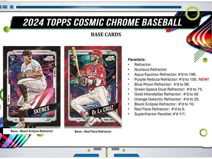 2024 Topps Chrome Cosmic Baseball Hobby Box The Hobby