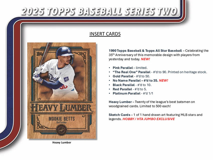 2025 Topps Series 2 Baseball Jumbo Box