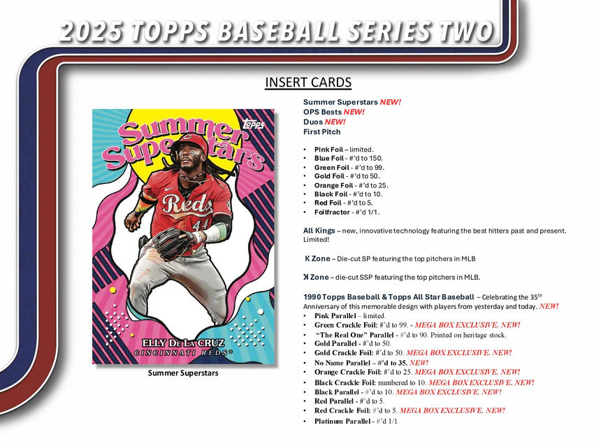 2025 Topps Series 2 Baseball Blaster Box