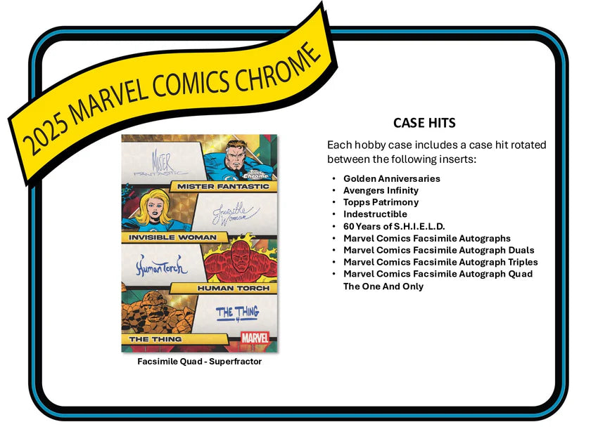 2025 Topps Chrome Marvel Blaster Box