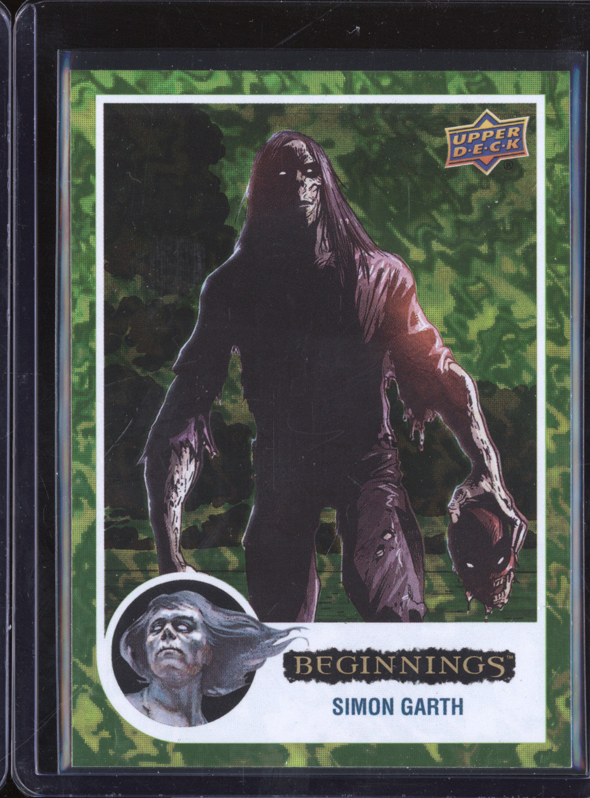 Simon Garth 2024 Upper Deck Marvel Beginnings Vol 2 174 Green Rainbow Mirror World 35/61