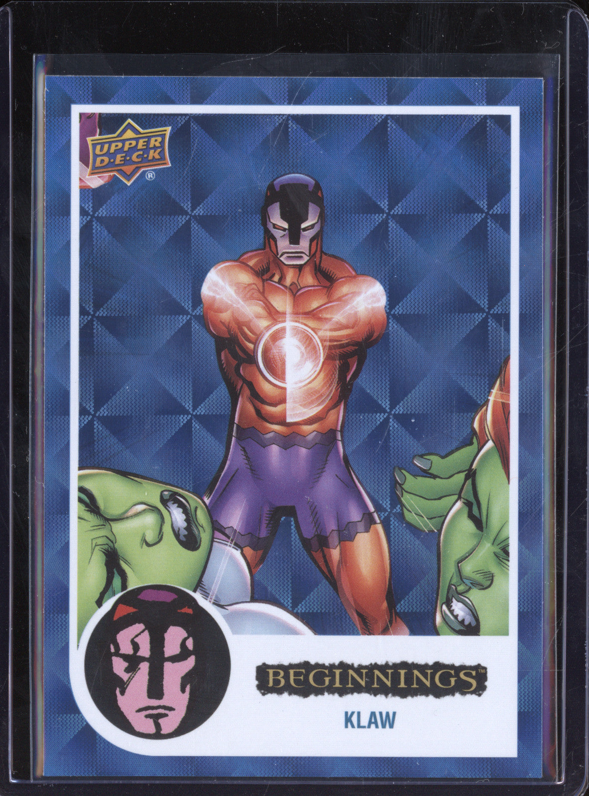 Klaw 2024 Upper Deck Marvel Beginnings Vol 2 30 Blue Rainbow Cosmic Cube 78/99