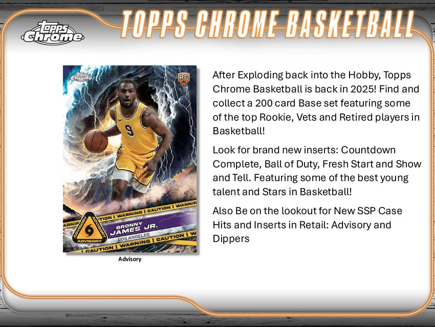 2024-25 Topps Chrome Basketball Mega Box