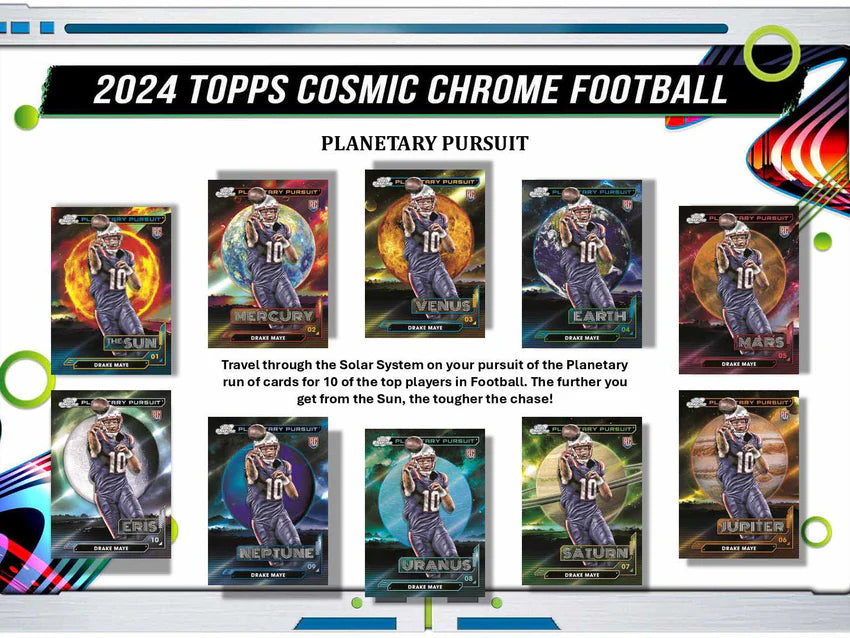 2024 Topps Cosmic Chrome Football Hobby Box (Preorder)