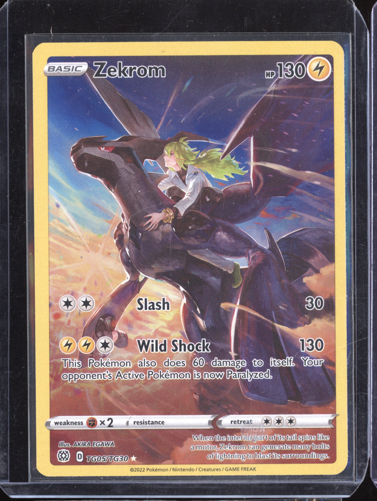Zekrom 2022 Pokemon Brilliant Stars TG05/TG30 Full Art
