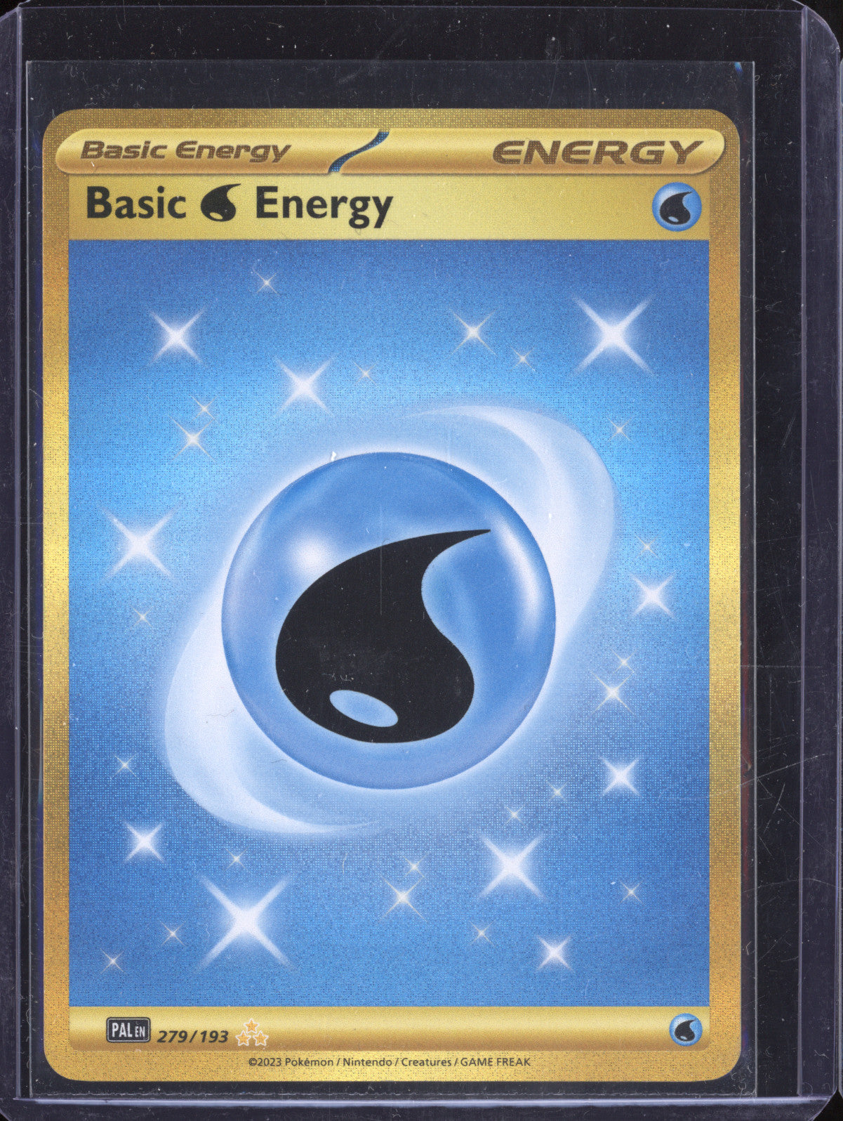 Basic Water Energy 2023 Pokemon Paldea Evolved 279/193 Hyper Rare
