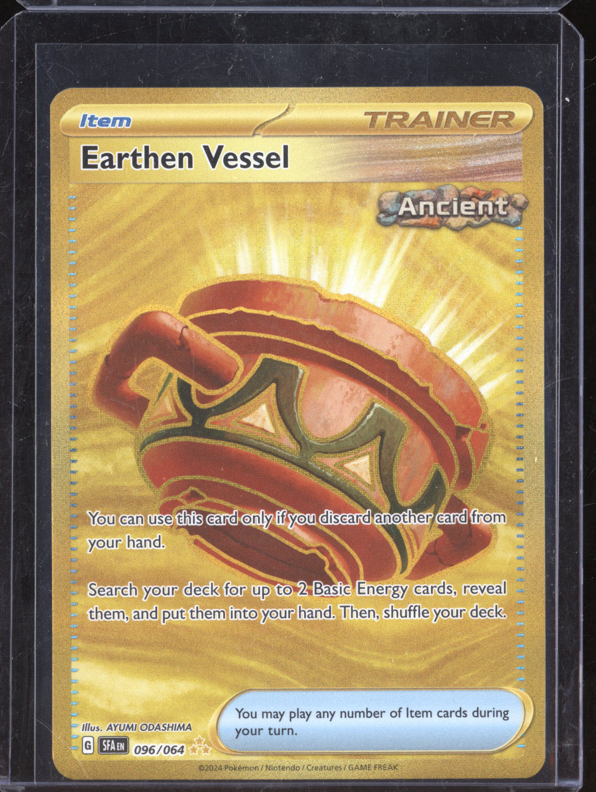 Earthen Vessel 2024 Pokemon Shrouded Fable 096/064 Hyper Rare