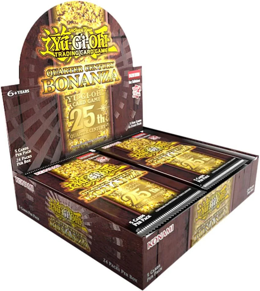 yugioh quarter century bonanza booster box 1st edition Yu-Gi-Oh! Yu-Gi-Oh! TCG Quarter Century Bonanza
