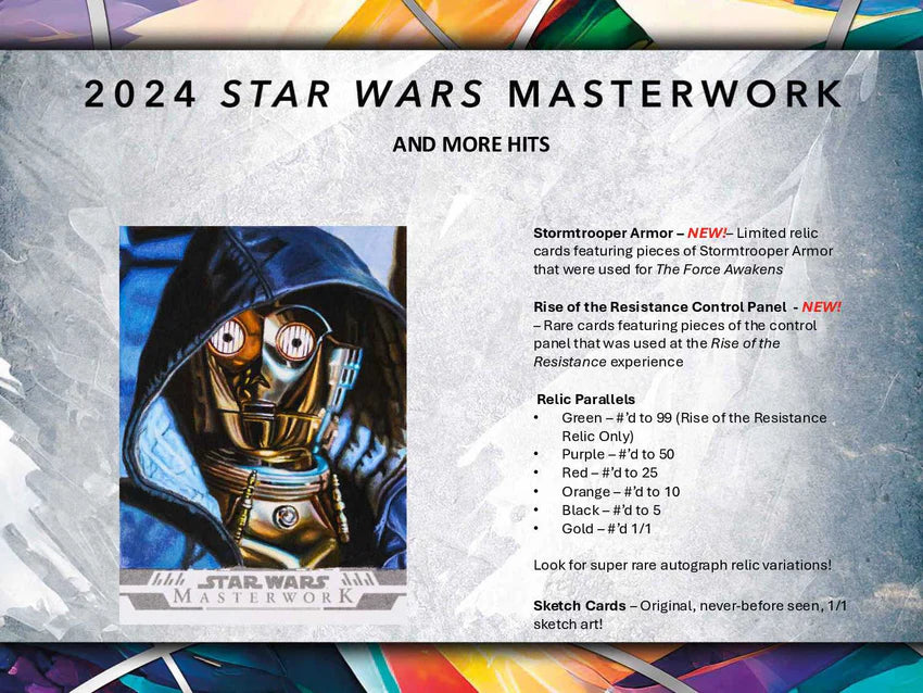 2024 Topps Star Wars Masterwork Hobby Box