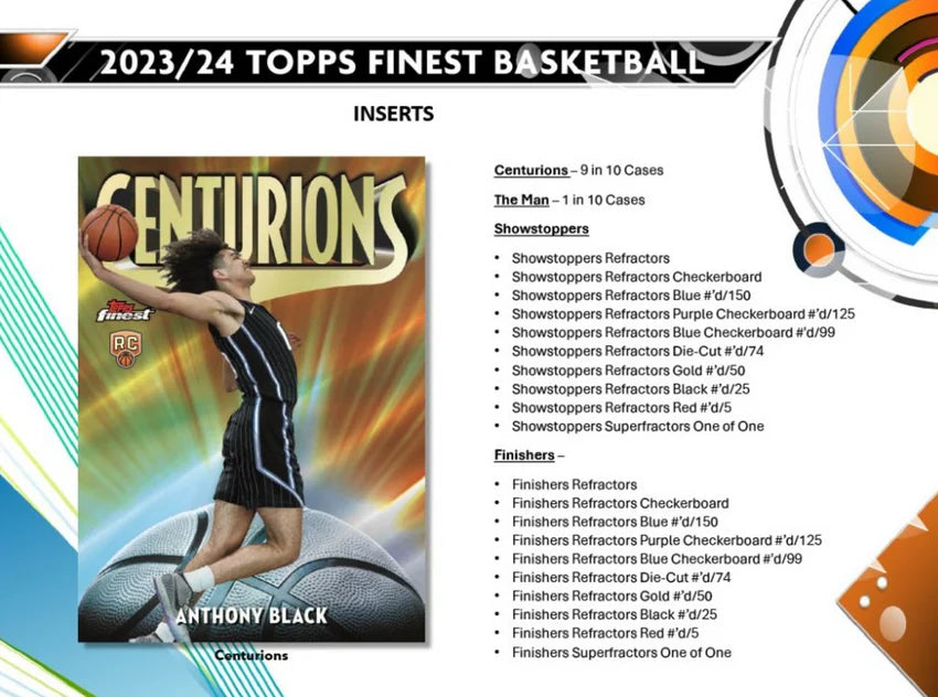 2023-24 Topps Finest Basketball Hobby Box