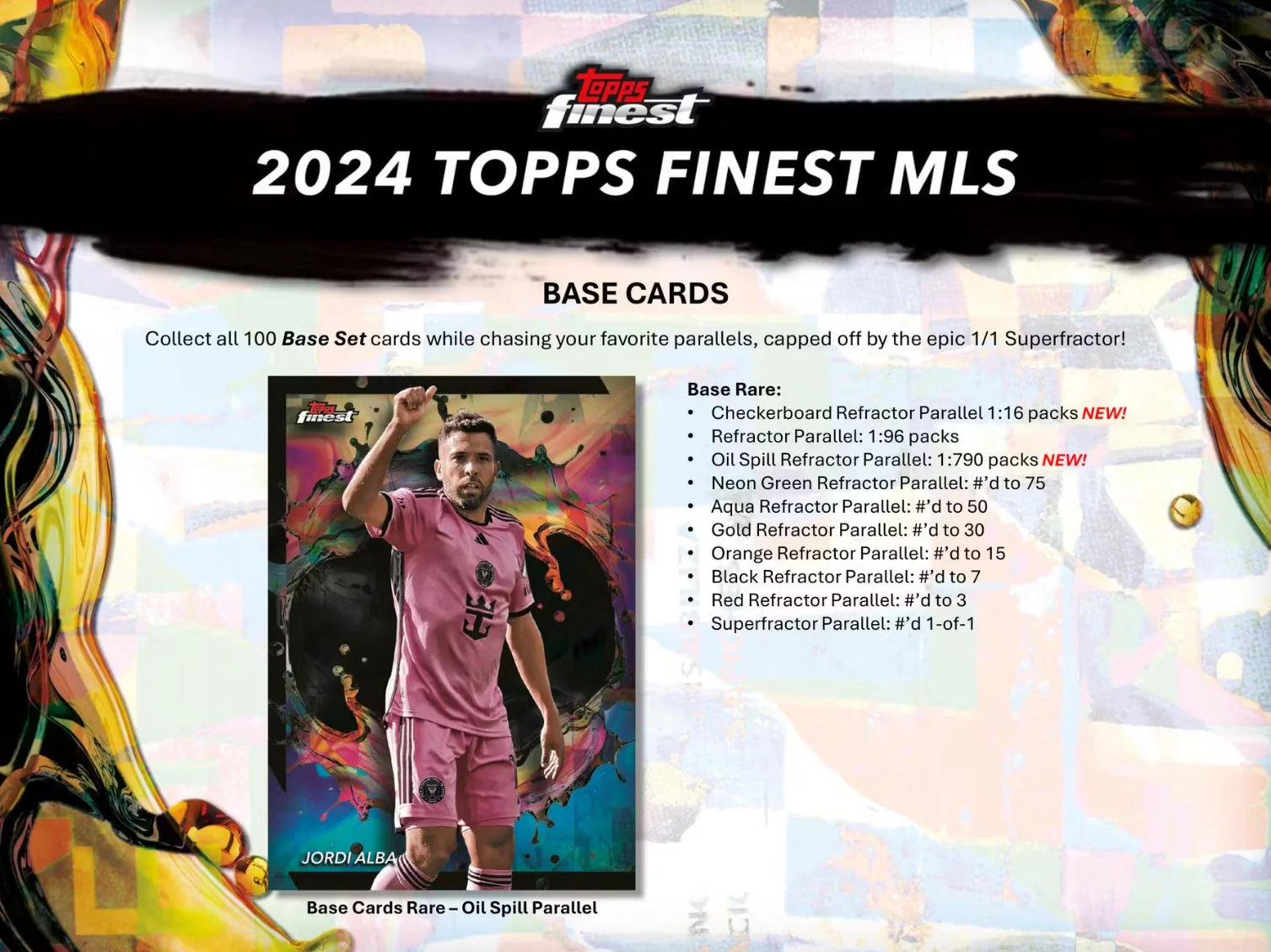 2024 Topps Finest MLS Soccer Hobby Box