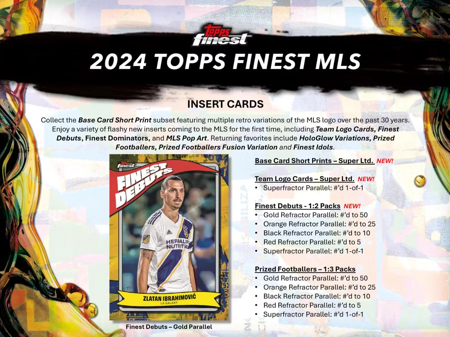 2024 Topps Finest MLS Soccer Hobby Box