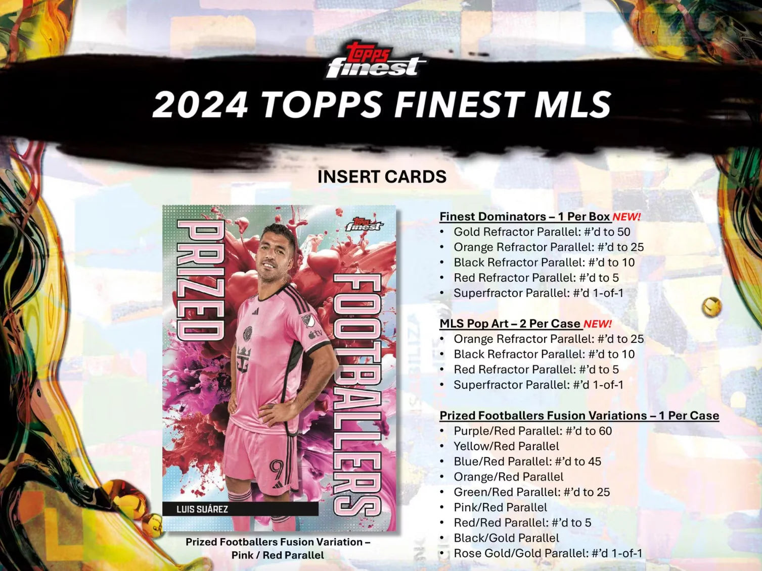 2024 Topps Finest MLS Soccer Hobby Box