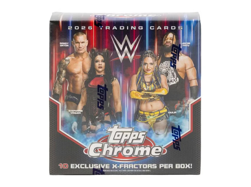 2026 Topps Chrome WWE Wrestling Mega Box