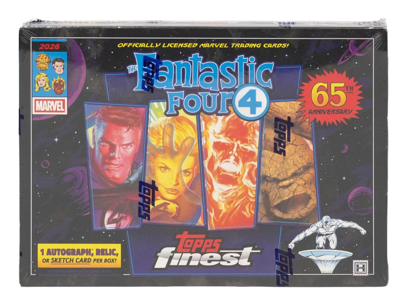 2026 Topps Finest Fantastic Four Marvel Hobby Box