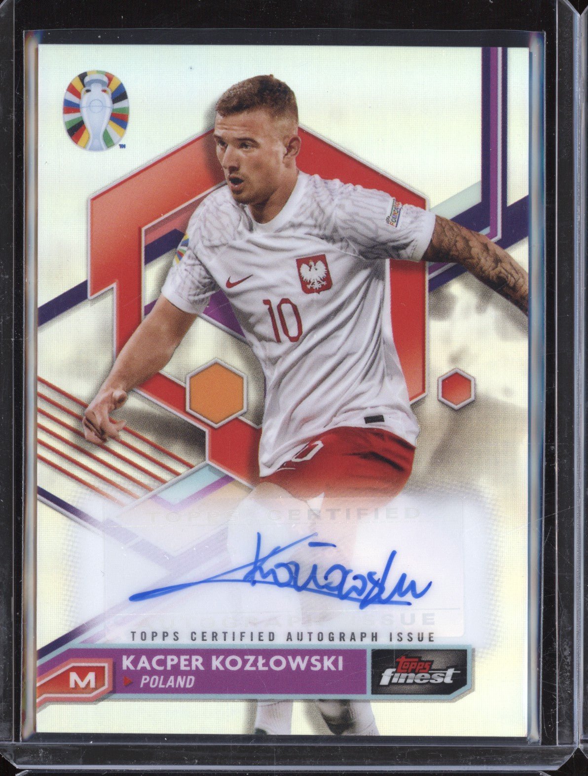 Kacper Kozlowski 2023 Toops Finest Euro BCA-KKO Refractor Auto