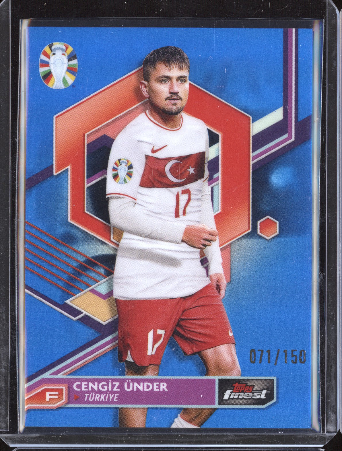 Cengiz Under 2023 Toops Finest Euro 94 Blue Refractor 71/150