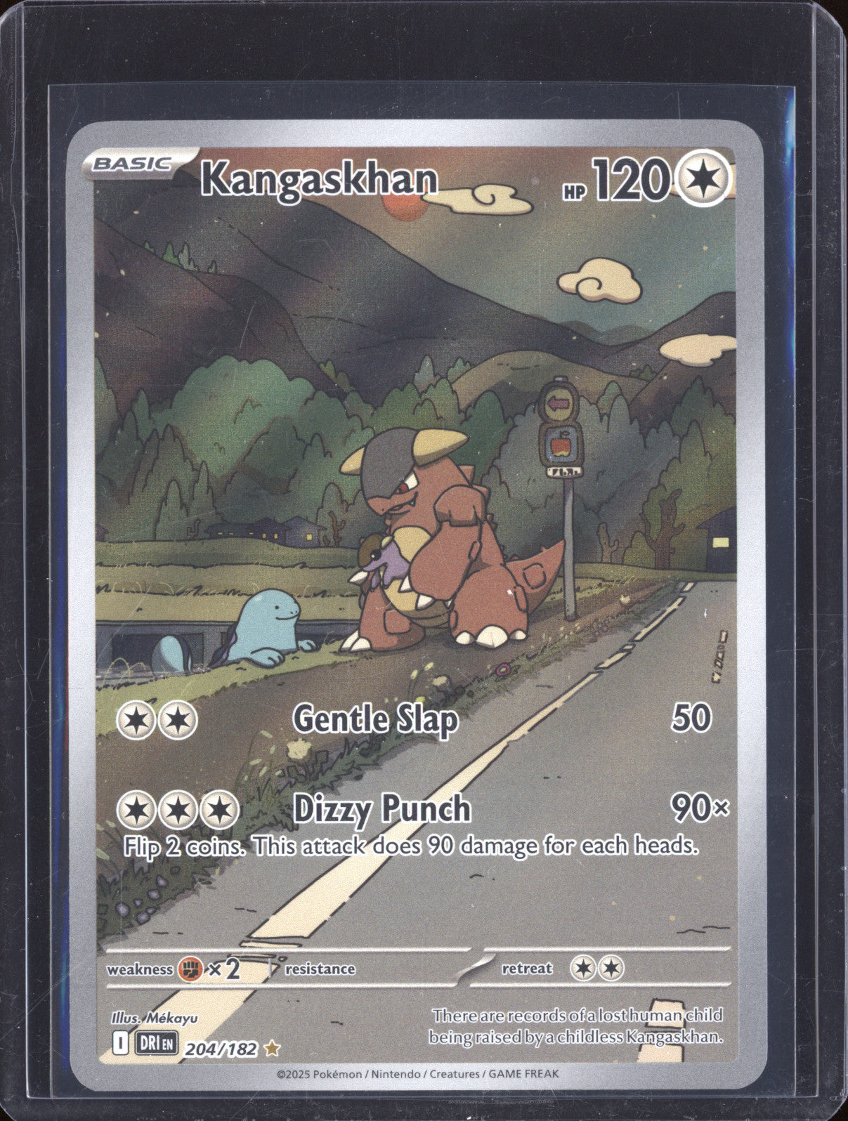 Kangaskhan 2025 Pokemon Destined Rivals 204/182 Illustration Rare