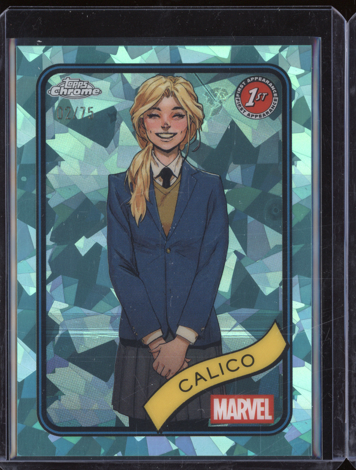 Calico 2025 Topps Chrome Marvel 67 Aqua 2/75