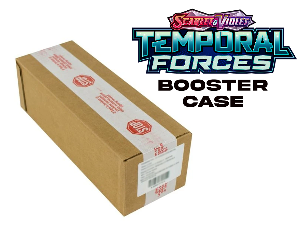 Pokemon TCG Scarlet & Violet: Temporal Forces Booster Box Case Pokemon TCG Scarlet & Violet: Temporal Forces Booster Box Case