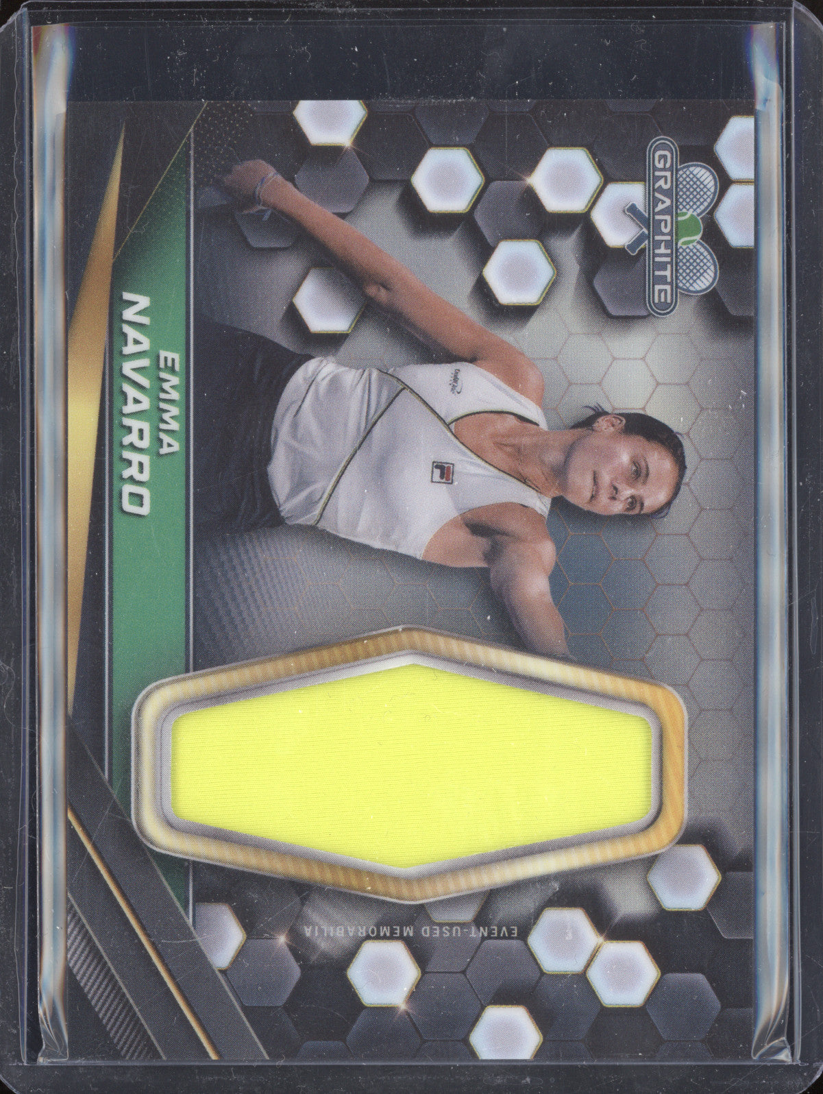 Emma Navarro 2024 Topps Graphite Tennis GR-ENO Graphite Relic