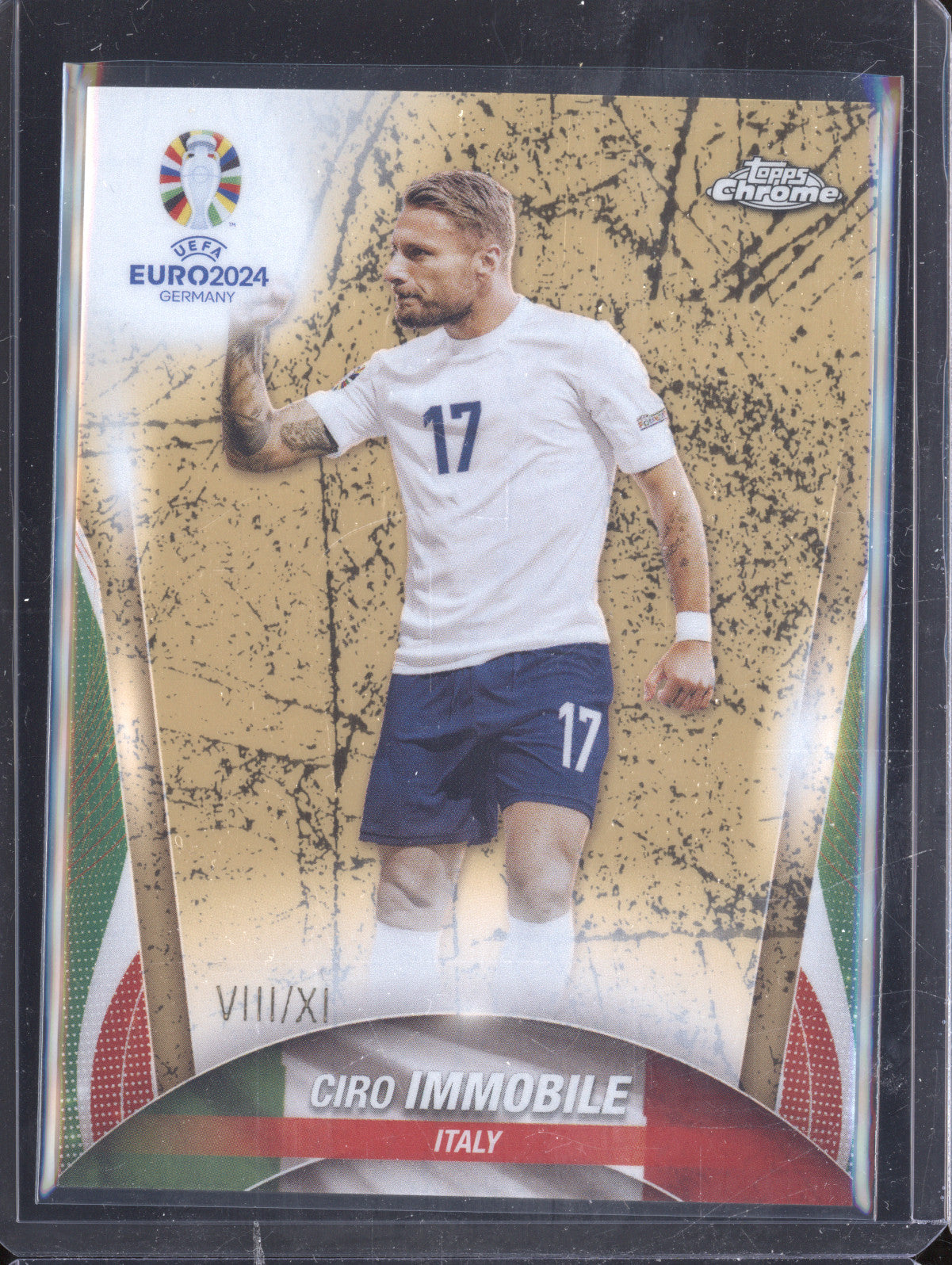 Ciro Immobile 2024 Topps Chrome Euro 139 XI VIII/XI