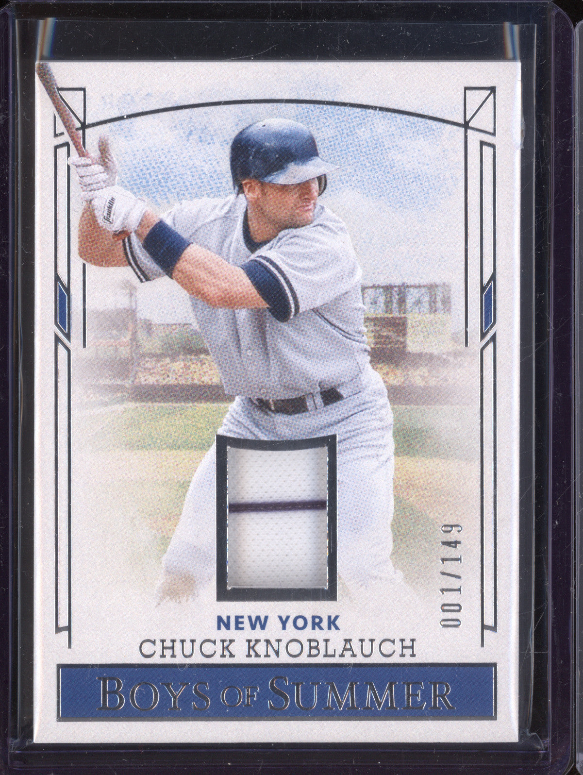 Chuck Knoblauch 2024 Panini Boys of Summer PM-CK Pastime Materials 1/149