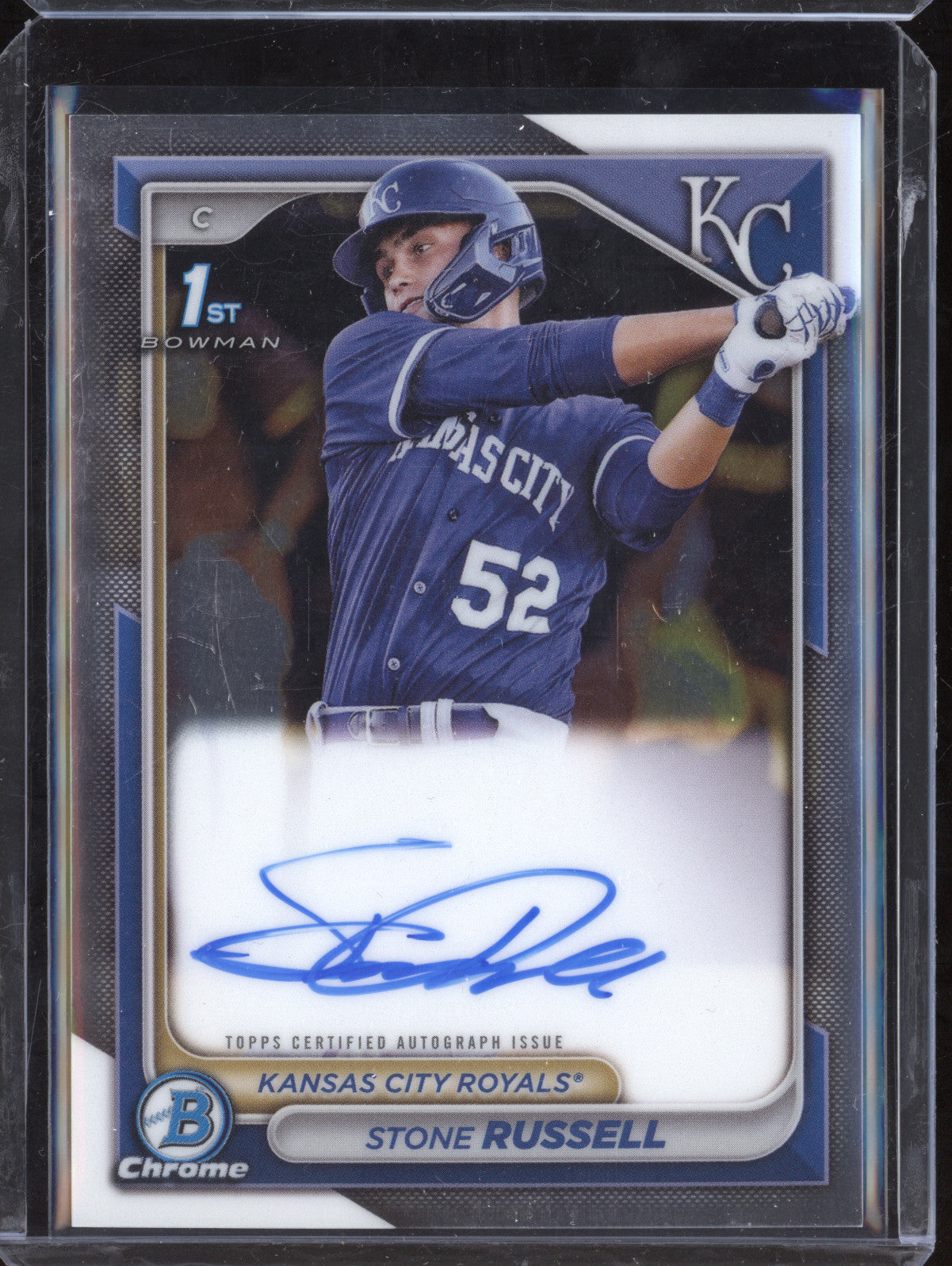 Stone Russell 2024 Bowman Chrome CPA-SR 1st Auto RC