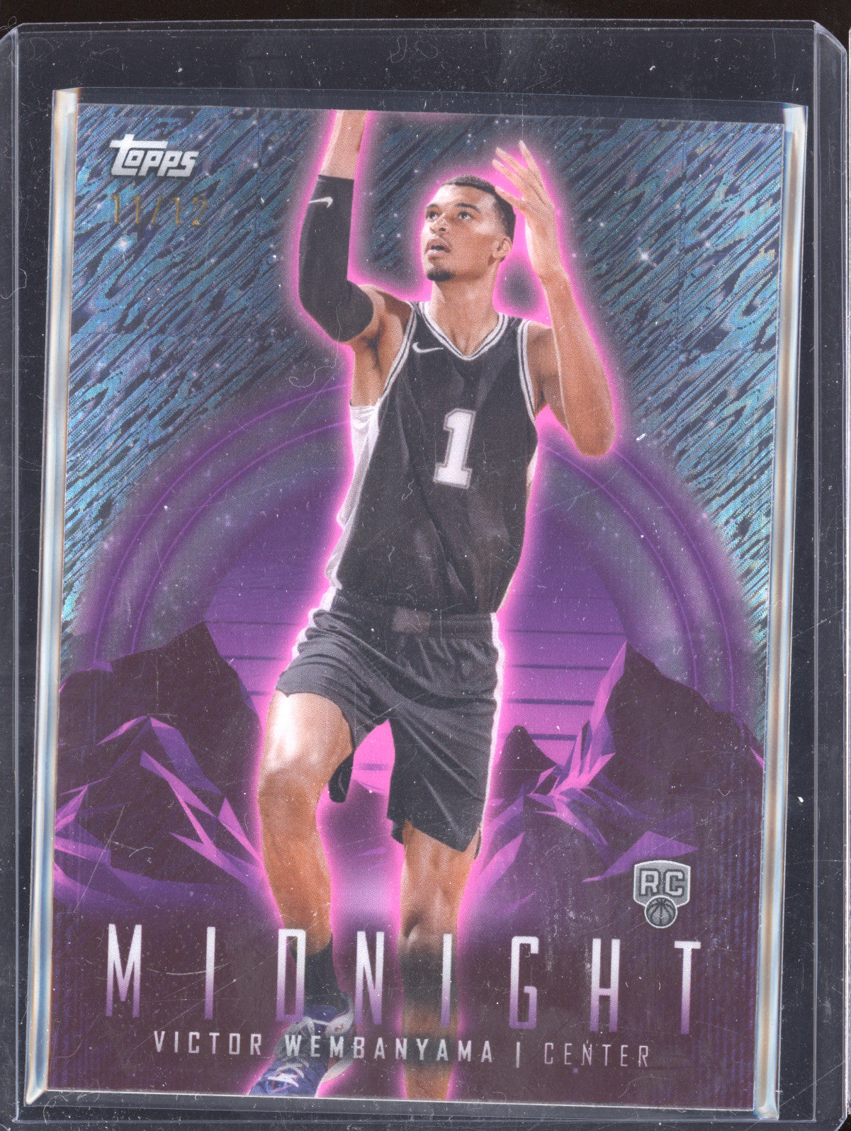 Victor Wembanyama 2023-24 Topps Midnight 50 Daybreak RC 11/12