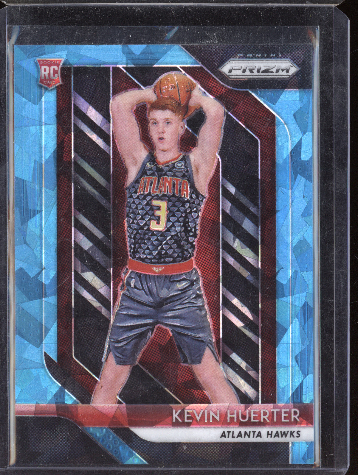 Kevin Huerter 2018-19 Panini Prizm 68 Blue Ice RC 81/99
