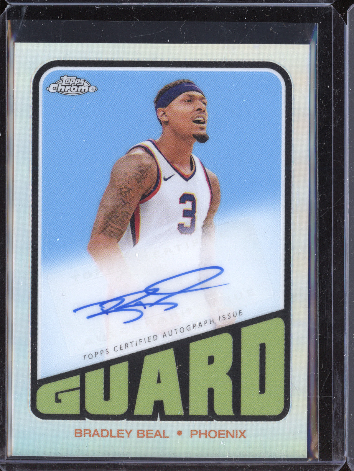 Bradley Beal 2023-24 Topps Chrome TA-BRB 1972 Topps Autograph
