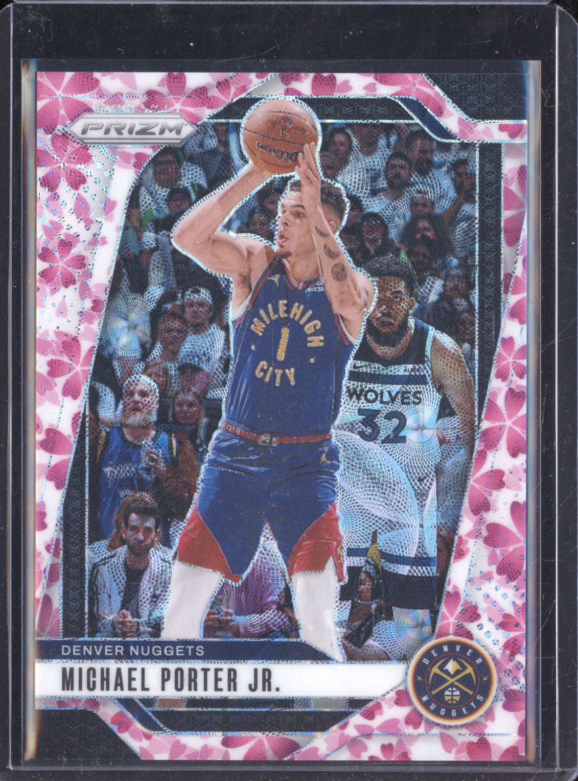 Michael Porter Jr 2024-25 Panini Prizm 29 Choice Cherry Blossom 14/20