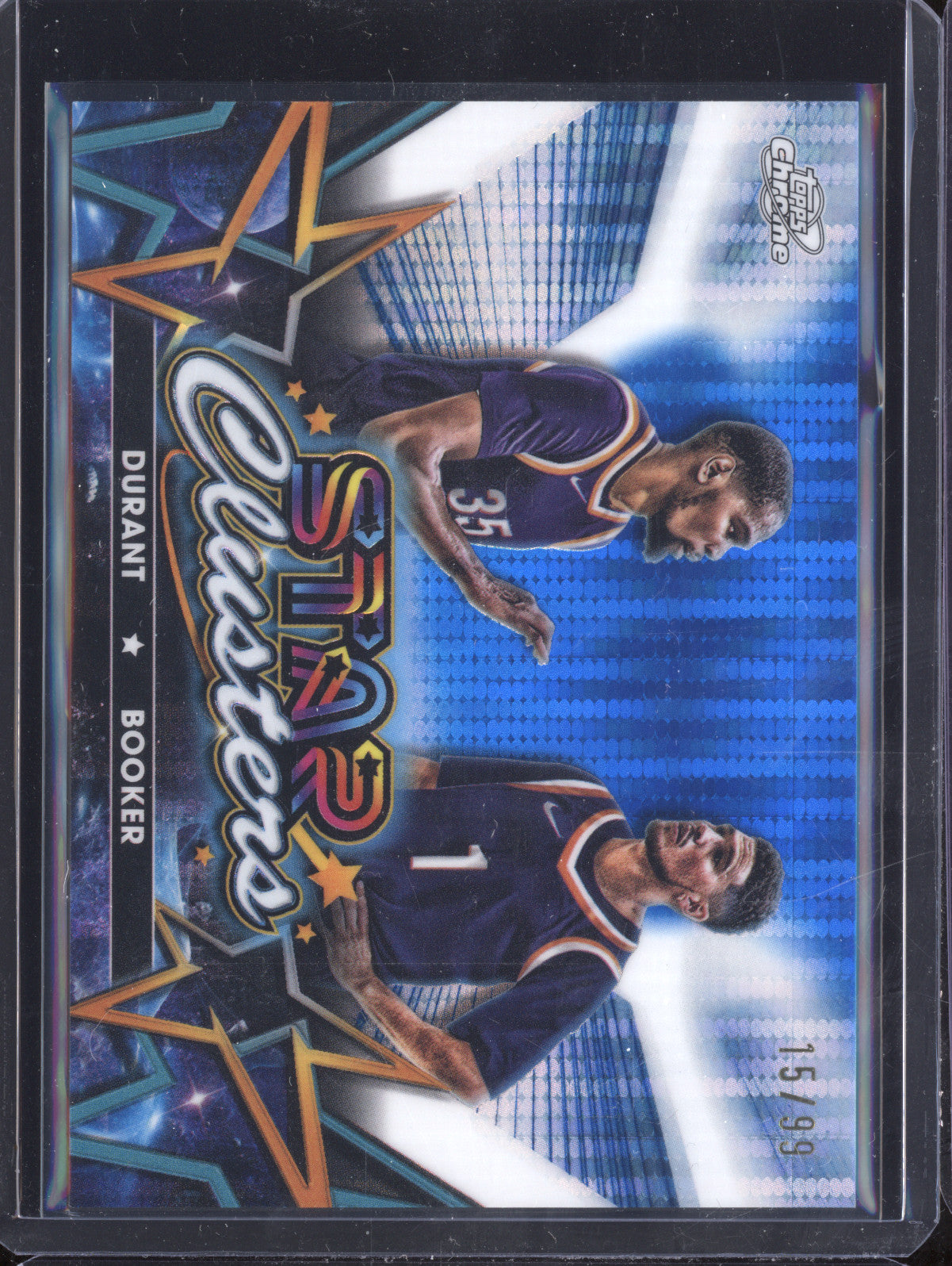 Durant Booker 2023-24 Topps Cosmic Chrome SC-4 Star Clusters Blue Moon 15/99