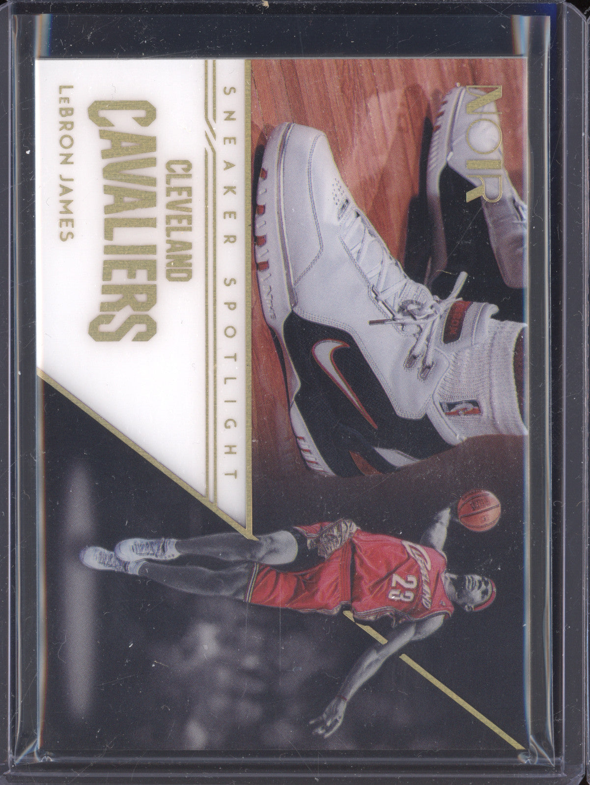 LeBron James 2020-21 Panini Noir 10 Sneaker Spotlight - Unnumbered Error