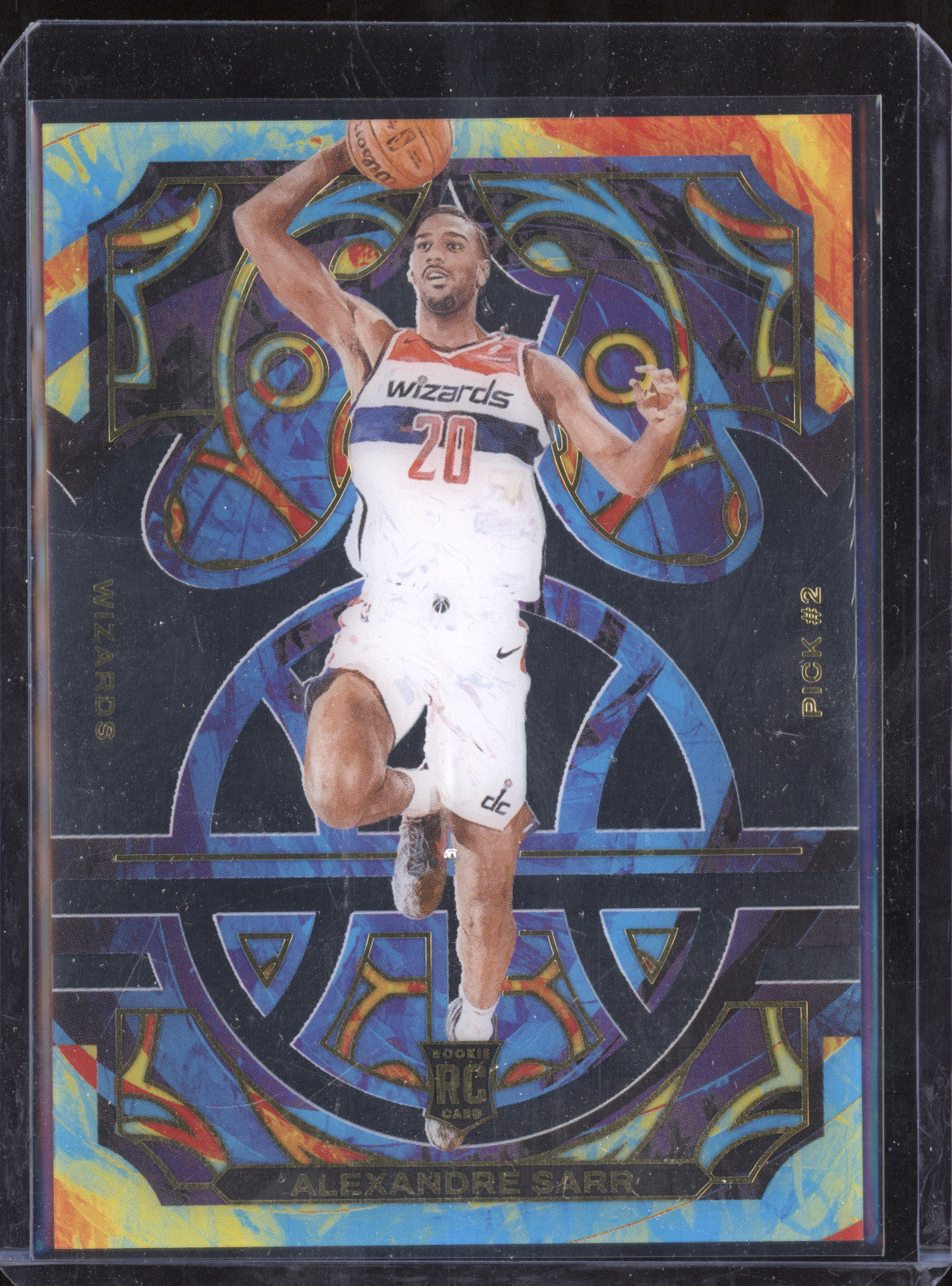 Alexandre Sarr 2024-25 Panini Court Kings 4 Acetate Rookies RC