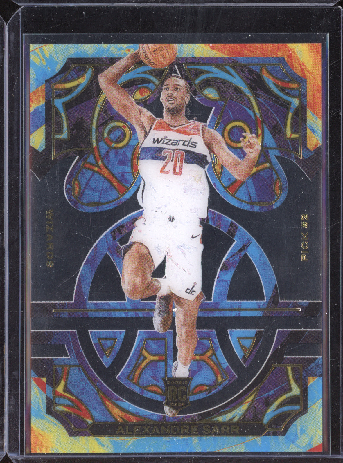 Alexandre Sarr 2024-25 Panini Court Kings 4 Acetate Rookies RC