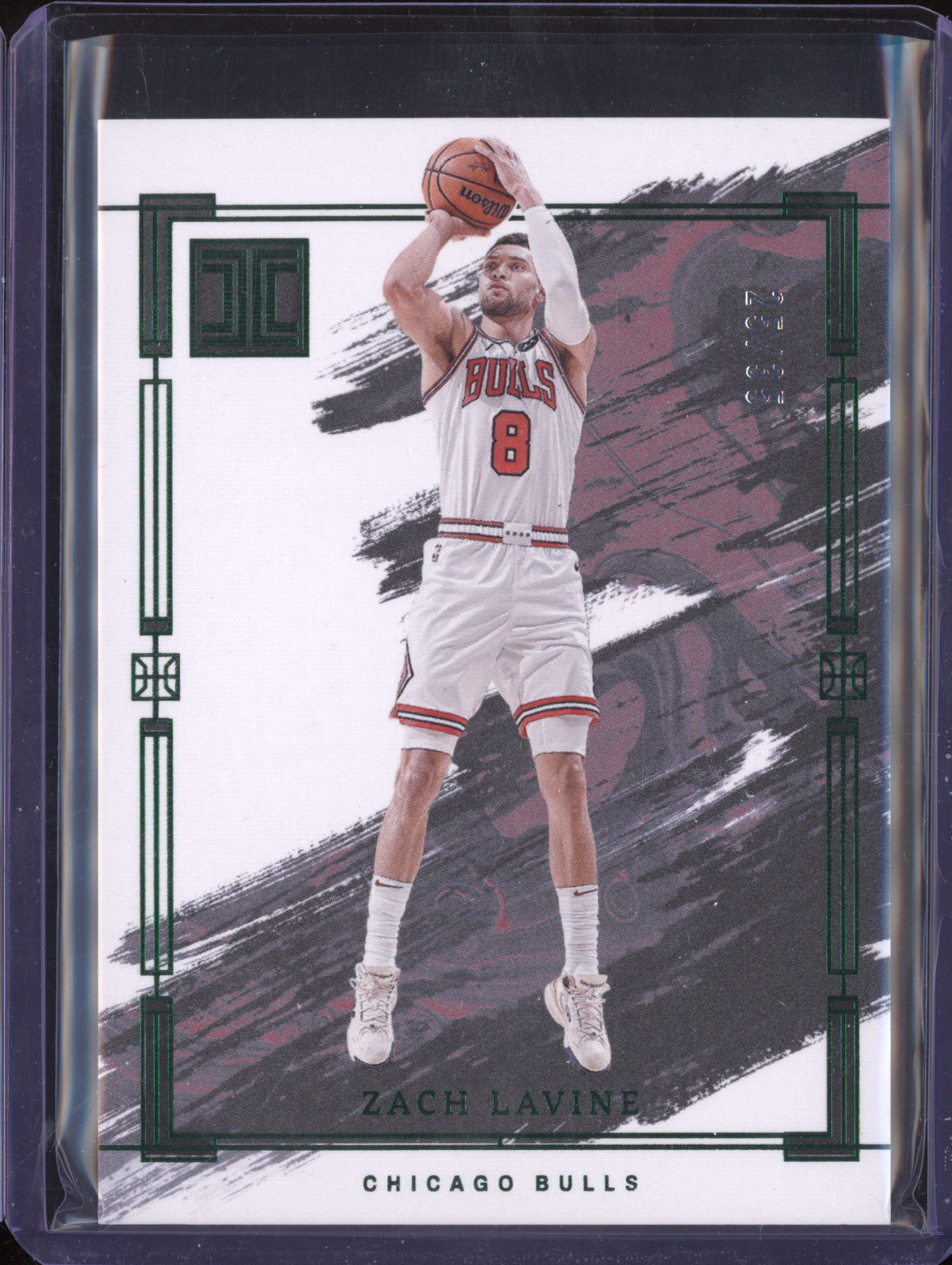 Zach Lavine 2023-24 Panini Impeccable 77 Green 25/35