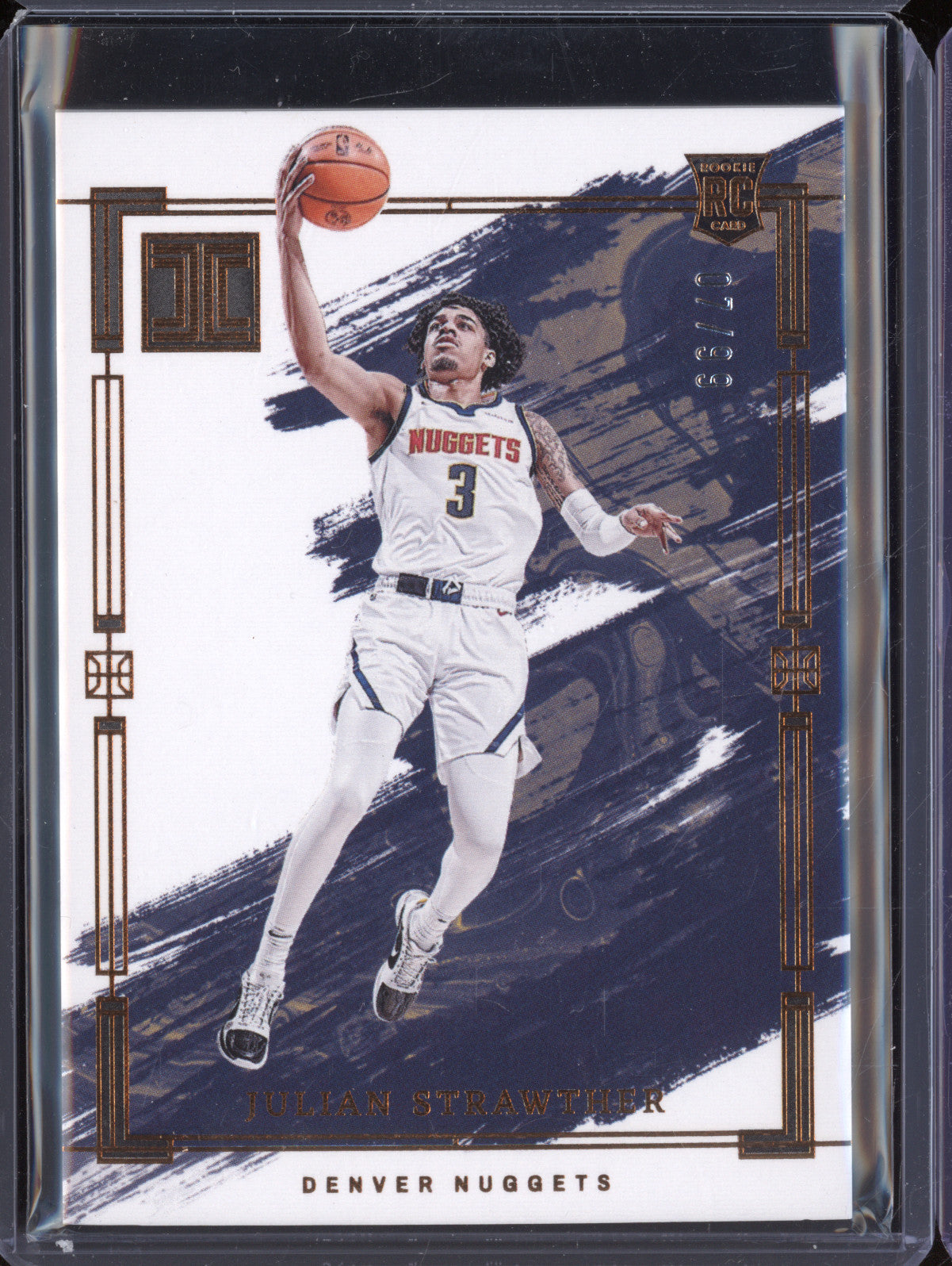 Julian Strawther 2023-24 Panini Impeccable 80 RC 7/99