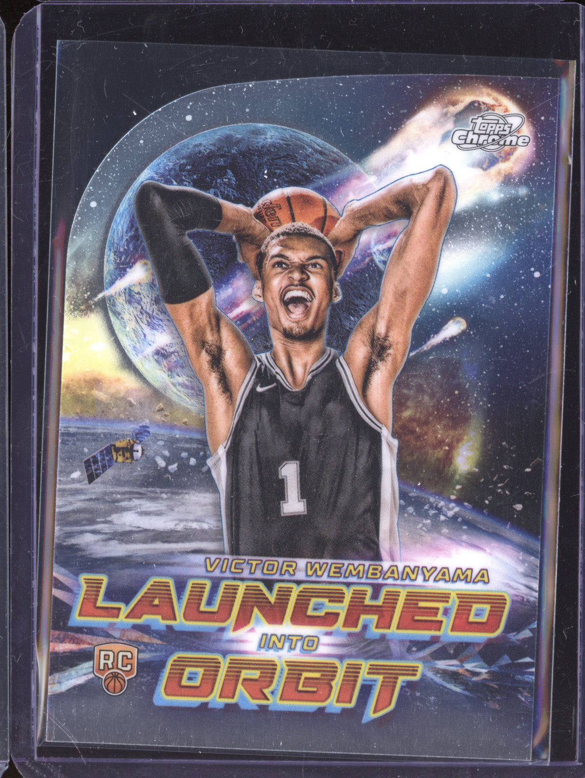 Victor Wembanyama 2023-24 Topps Cosmic Chrome LIO-1 Launched into Orbit RC