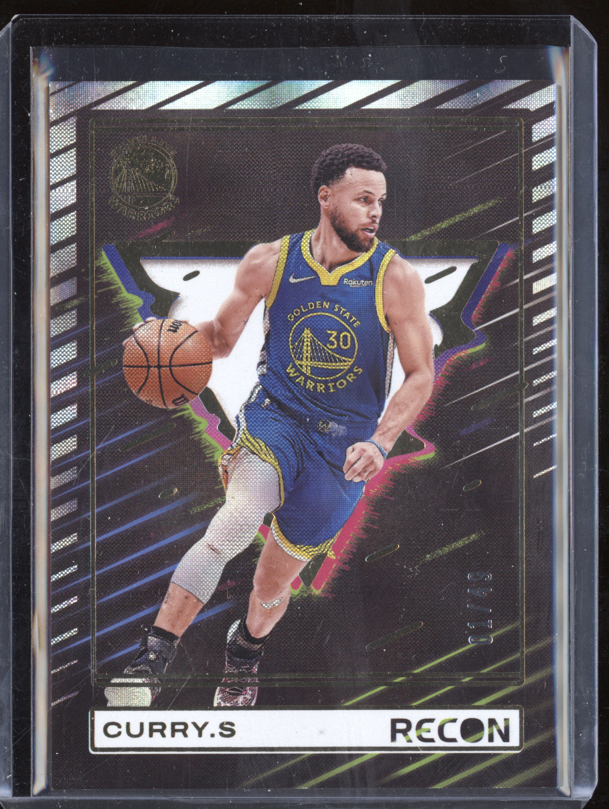Stephen Curry 2023-24 Panini Recon 148 Effect Holo 1/49