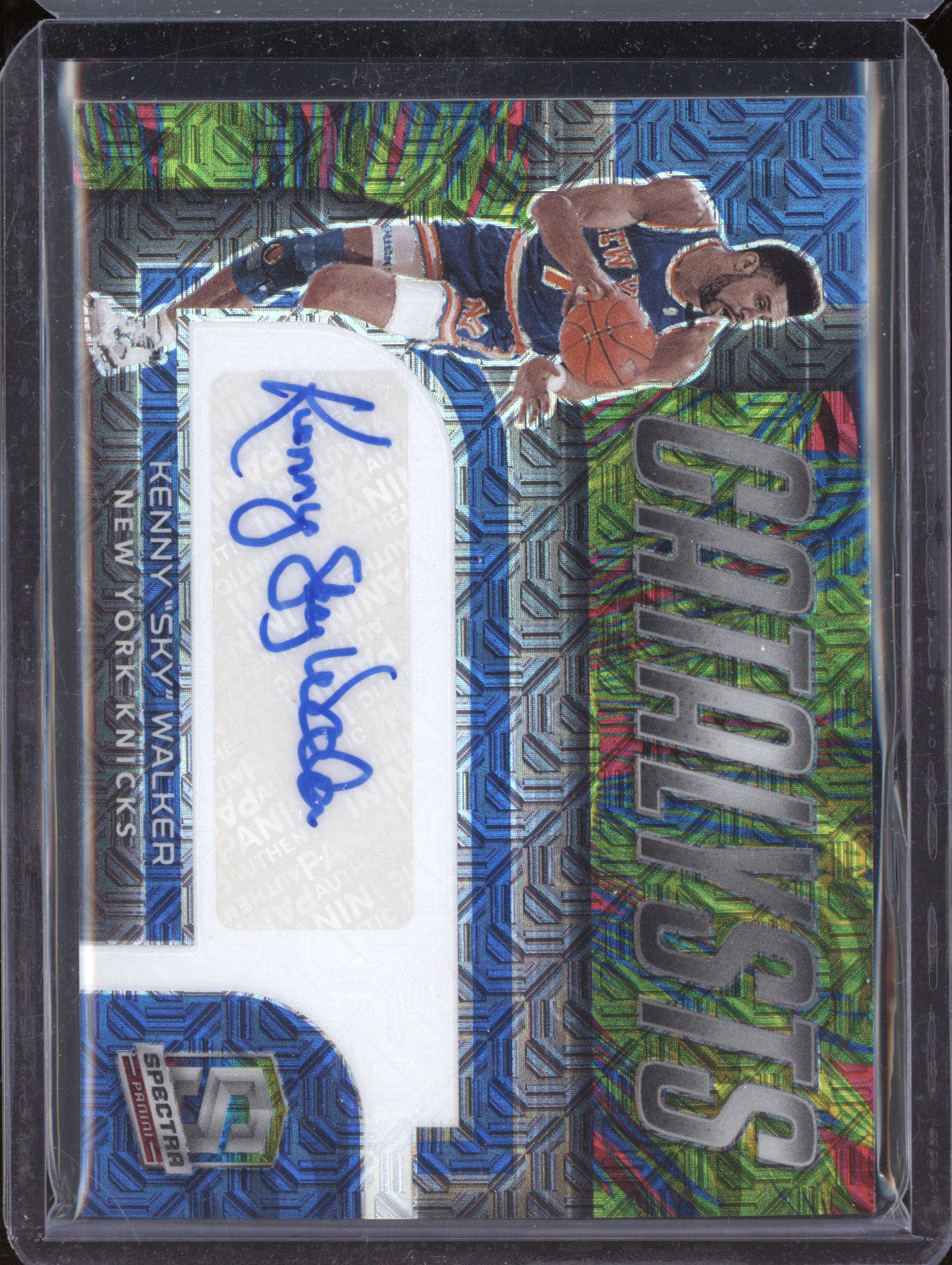 Kenny "Sky" Walker 2022-23 Panini Spectra CSA-SKY Catalysts Auto Meta 5/25